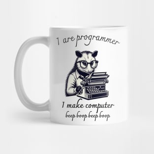 I Are Programmer Opossum Mug